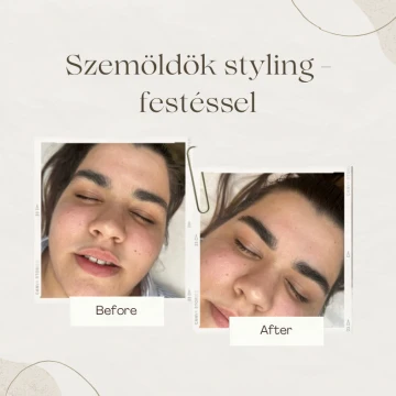 Szemöldök styling